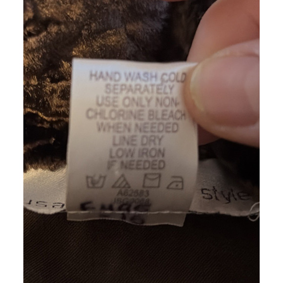 Susan Graver Style Women Faux Suede Jacket Brown Velvet Collar Cuffs XL Classic - Picture 5 of 14